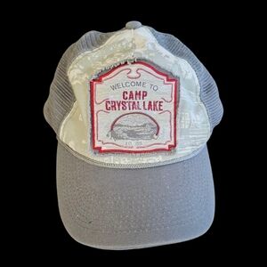 Friday The 13th Camp Crystal Lake Jason Voorhees Gray Hat